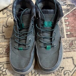 Hey Dude Men's Dark Green Boots
